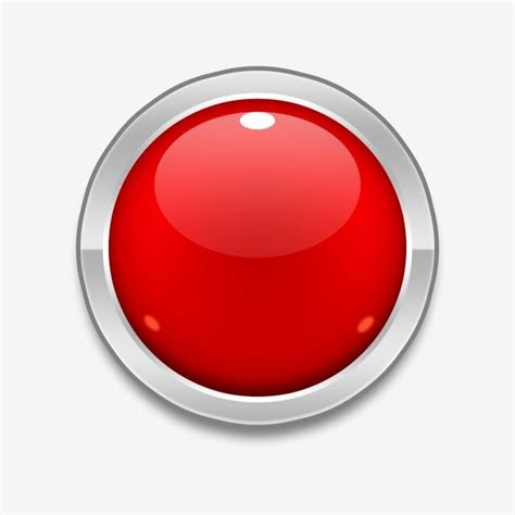 Rojo Glossy Button Png Rojo Lustroso Botón Png Y Psd Para Descargar
