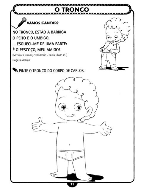 Atividade Partes Do Corpo Maternal