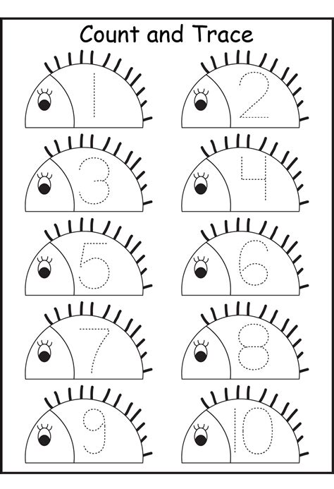 Where as for my 5 year old we have an entire range of opportunity to learn our numbers, recognize them as well as spelling of the numbers. Pre K Worksheets Numbers 1-10 | NumbersWorksheet.com