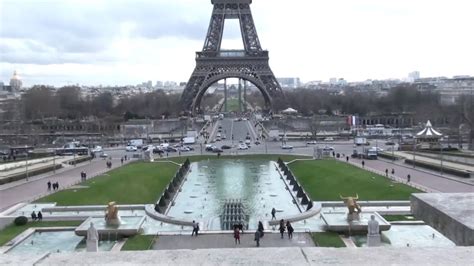 Tour Eiffel Vue Du Trocadéro Champs De Mars Pont Diéna Quai