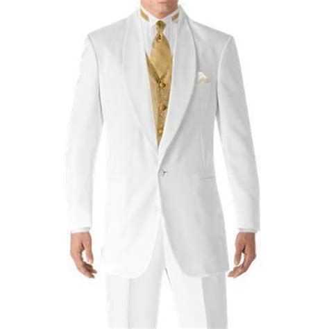 White And Gold Wedding Tuxedos For Groom Men Suits 2019