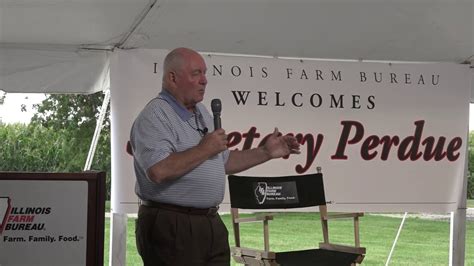 Secretary Of Agriculture Sonny Perdue Youtube