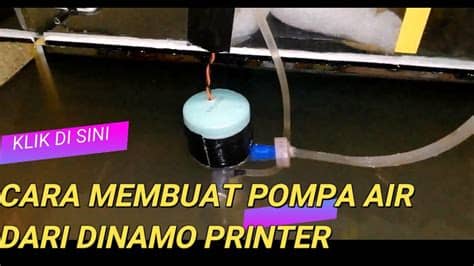 Pastinya, pemilihan mesin ini tidak bisa. Cara Merakit Pompa Air Aquarium, dari Dinamo bekas printer ...