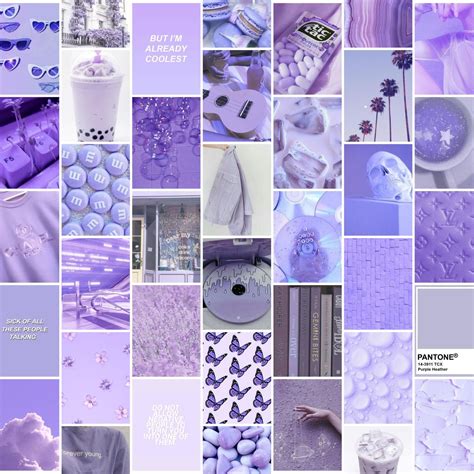 Mailed Light Lavender Wall Collage 50 100 Photos Photo Collage