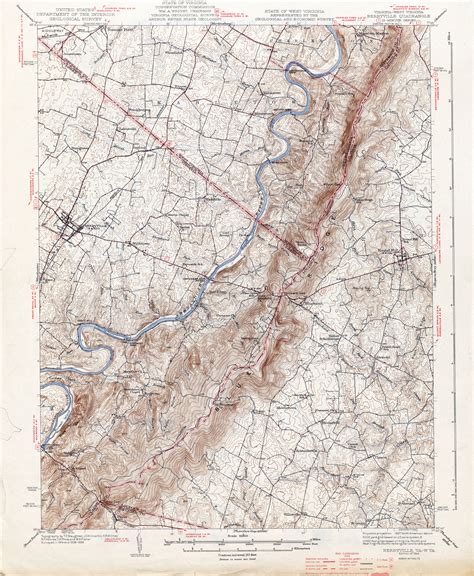 Topographic Map Of Virginia Time Zones Map World