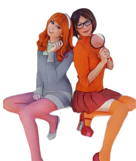 Scoobydoo Mysteryinc Velma Daphne Sticker By Chrissyhasler
