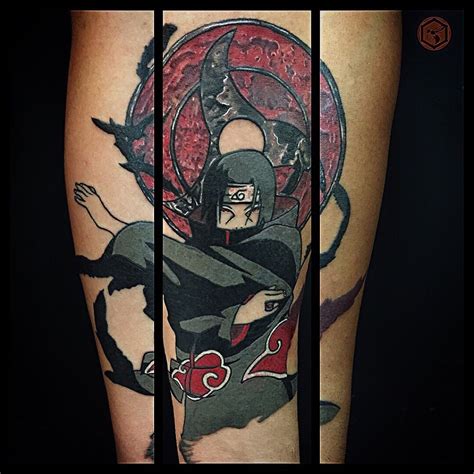 Itachi Uchiha Mangekyou Sharingan Tattoo