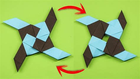 Easy Origami Ninja Star Origami Ninja Star Paper Craft