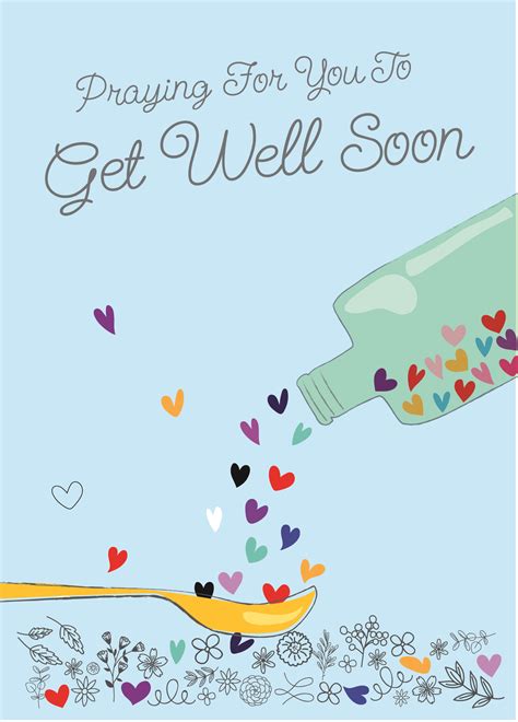 4 Get Well Prayers Cards Free Delivery When You Spend £10 Uk