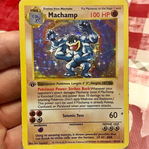 I remember my father and i walking to the shop in our local town to buy packs, and i vividly remember the base set machamp being my first ever holographic pull. 10 Rare Pokemon Cards on Snupps. The Pokemon trading game was first… | by Snupps | Snupps Blog ...