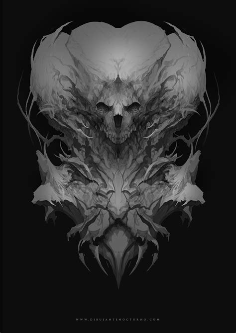 Dibujante Nocturno Skull