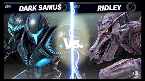 Dark Samus Vs Ridley Super Smash Bros Ultimate Smash Mode Gameplay Youtube