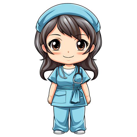 Cute Nurse Clipart Illustration Ai Generative 27237202 Png