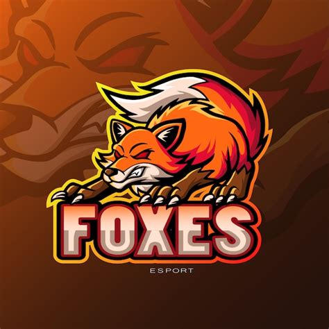 Premium Vector Fox Mascot Sport Logo
