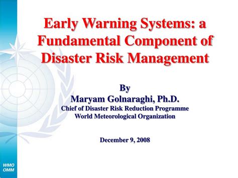Early Warning System In Disaster Management India Ppt Images All