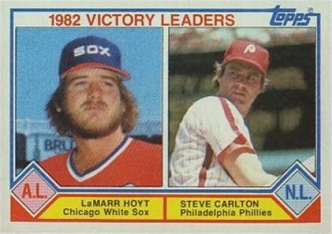 In this case, it is fellow pitcher and teammate fritz ackley. 1983 Topps Steve Carlton #705 Baseball Card Value Price Guide