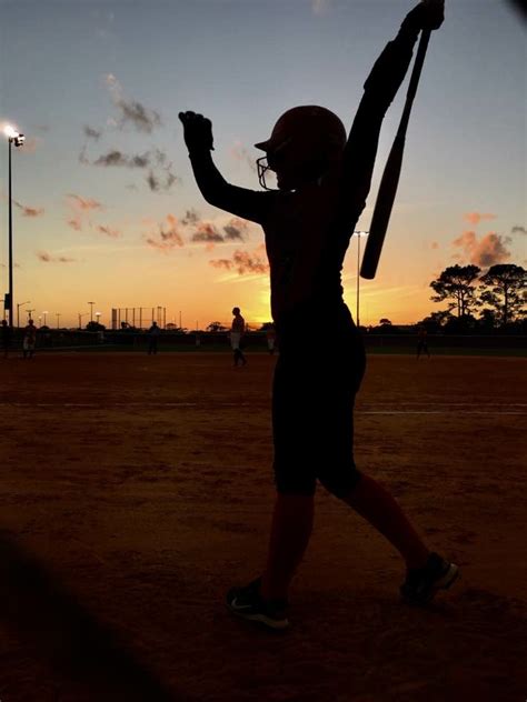 Vero Softball At Sunset Veros Beach Lifestyle Photo Contest