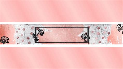 Download it free and share it with more people. Marble with Flowers - YouTube Banner Templates - Free Download