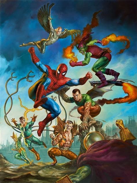 Pin By Rory Lumley On Spider Man Marvel Comics Art The Sinister Six Comic Art