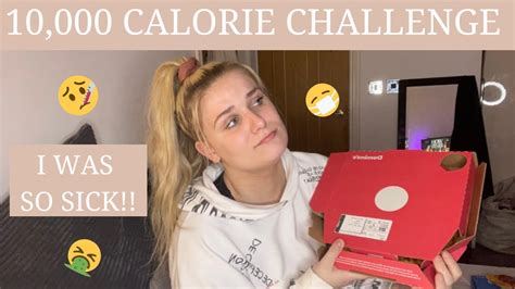 10000 Calorie Challenge Girl Vs Food Guyssss I Was So Ill Youtube
