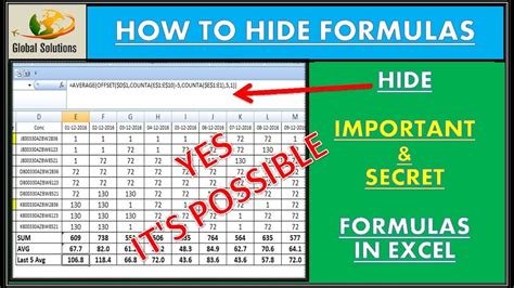 Functions are predefined formulas and are already available in excel. how to hide formulas in excel||hide formula in excel||ms ...