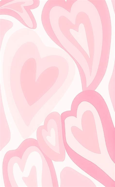 Pink Hearts In 2021 Iphone Background Wallpaper Preppy Wallpaper