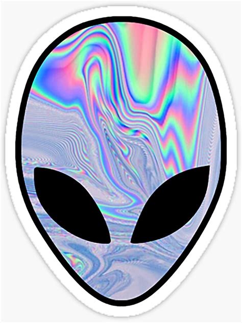 Alien Head Sticker For Sale By Mm 97 Redbubble
