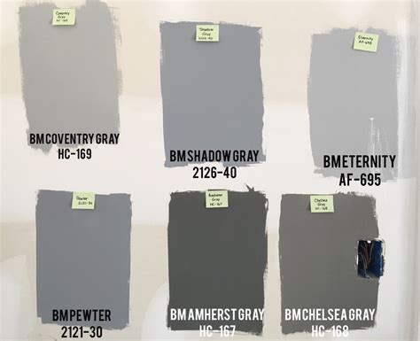 Benjamin Moore Gray Paint Swatches Bm Coventry Gray Hc 169 Bm