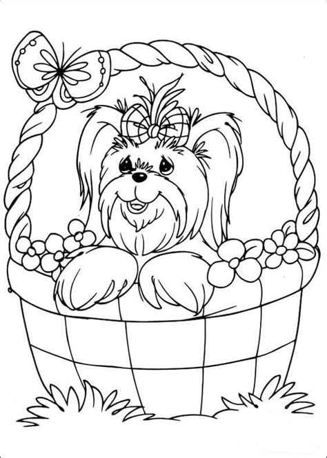This dog coloring page for kids is filled with 11 friendly. 30 Free Printable Cute Dog Coloring Pages