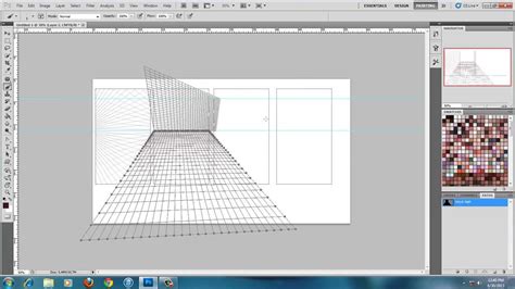 Perspective Grids Using Photoshop Cs5 Youtube