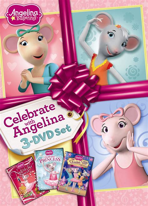 best buy angelina ballerina celebrate with angelina [3 discs] [dvd]
