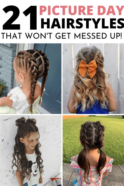 21 Easy School Picture Day Hairstyles For Kids That Wont Mess Up