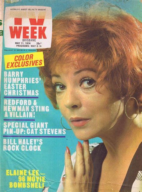 Elaine Lee Number 96 Brisbane May 11 1974 Tv Week Magazine Elaine