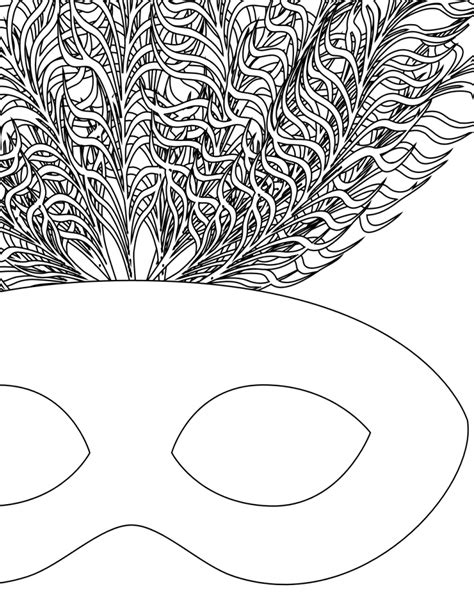 Mardi Gras Masks Coloring Pages Coloring Pages And Pictures Imagixs