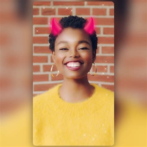 Colorful Devil Horns Lens By Snapchat Snapchat Lenses And Filters