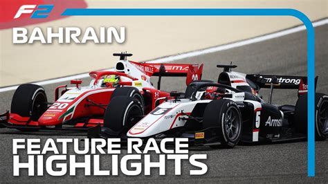 F2 Feature Race Highlights 2020 Bahrain Grand Prix Youtube