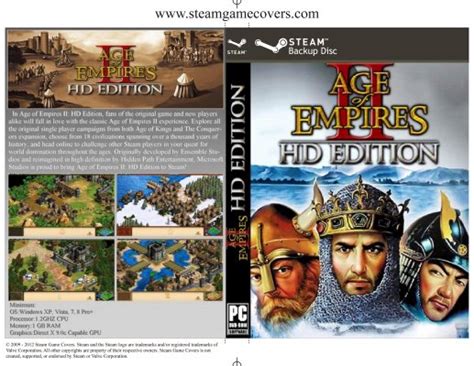 Steam Game Covers: Age of Empires II HD Box Art