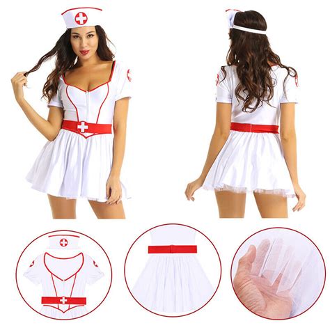 Women Sexy Naughty Nurse Costume Lingerie Hospital Doctor Fancy Dress