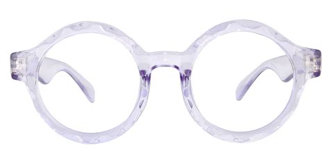 Crystal Round Eyeglasses Frame Purple Women S Eyeglasses Payne Glasses
