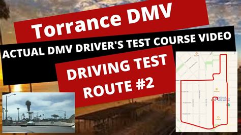 Actual Test Route Torrance Ca Dmv Behind The Wheel Training Online