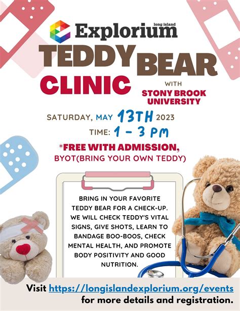 Teddy Bear Clinic 2023 Long Island Explorium