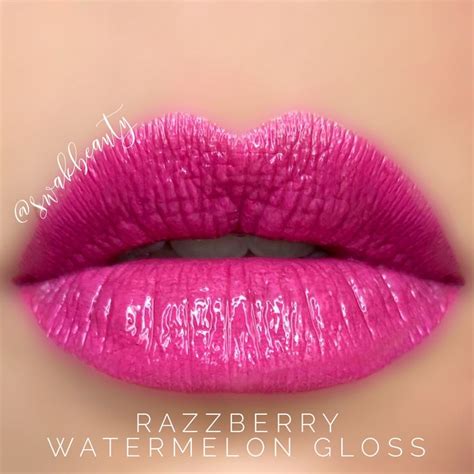 Razzberry LipSense With Watermelon Scented Gloss Lips Hot Lips