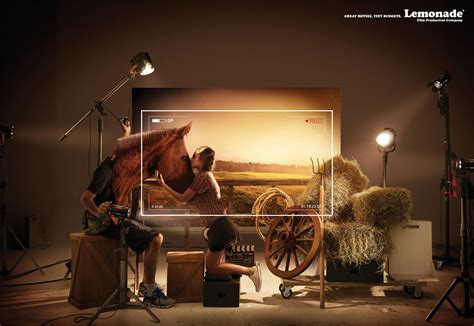 Awarded top local and national production agency. Lemonade Film Production Company Print Advert By Leo ...