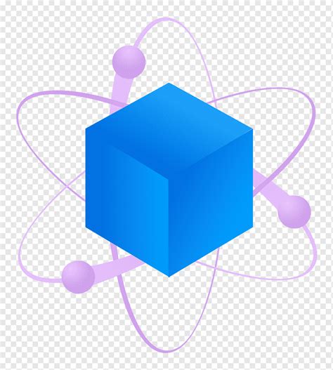 Sains Cube Ruang Tiga Dimensi Ilmuwan Ungu Gambar Format File Orang