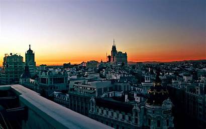 Madrid Wallpapers Architecture Desktop Sunset Spain Alive