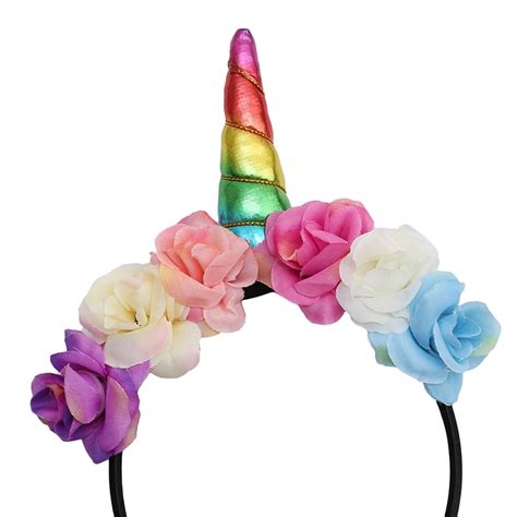 Buy Kid Unicorn Headband Glitter Hairband Rainbow