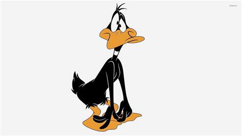 Sad And Surprised Daffy Duck Wallpaper Cartoon