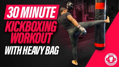Intense 30 Min Kickboxing Hiit Heavy Bag Workout For Ultimate Fat