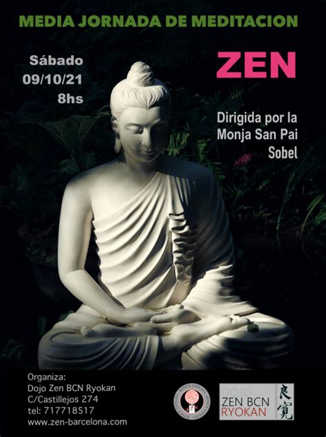 Zen Mañana De Práctica De La Meditación Zen Practica Zazen Con La