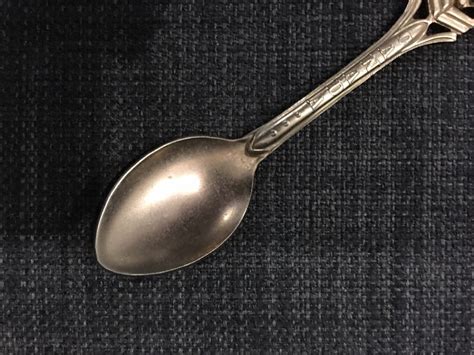 Canada Sault Ste Marie Collectible Souvenir Spoon Gold Tone EBay